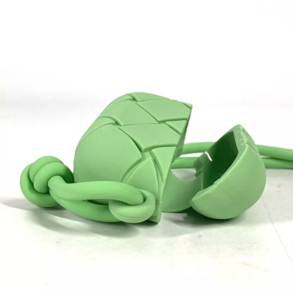 BOTTEGA VENETA Airpods Apple Intrecciato Earphone case rubber Green Unused - Picture 2 of 14